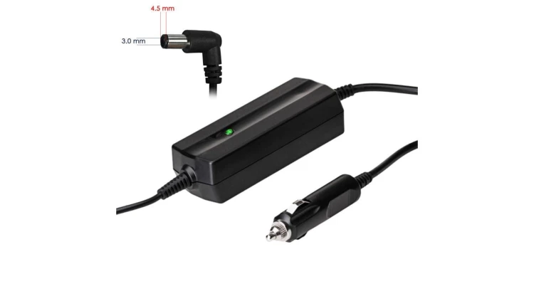 Zasilacz samochodowy do notebooka Akyga AK-ND-76 19.5V /2.31A 45W 4.5 x 3.0 mm + pin HP 1.2m
