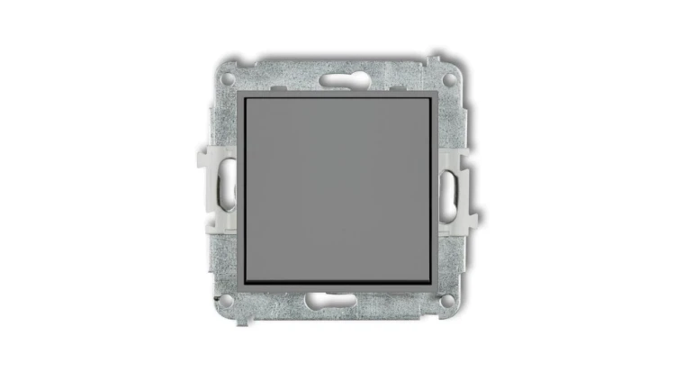 ICON Mechanizm łącznika krzyżowego (jeden klawisz bez piktogramu) szary mat 27IWP-6.1