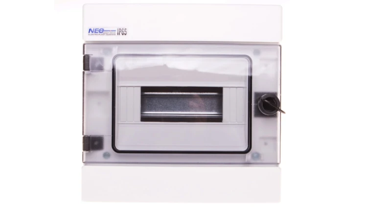 Rozdzielnica hermetyczna modułowa (500V AC ,1000V DC) 1x8 natynkowa IP65 RH-8 36.8