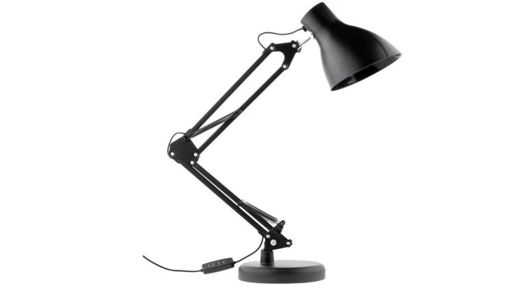 Lampka Biurkowa Stołowa LED 7W CCT Ściemnialna Marti Czarna Lumiled