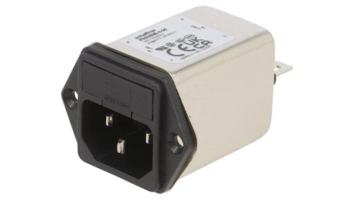 Złącze zasilające AC męskie 4A 250VAC C14 (E) 1mH FN9260B-4-06
