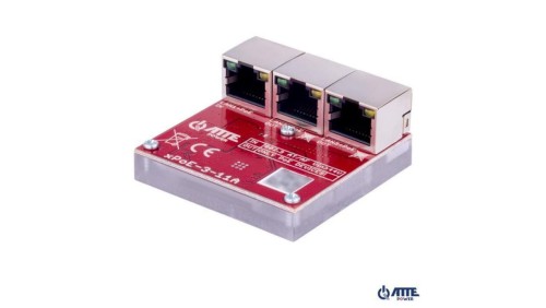 Switch PoE 3 portowy 10/100Mbps, extender (1xPoE IN 802.3at/af + 2xPoE OUT), zasilany z PoE (max 40W), sekwencyjny start PoE OUT