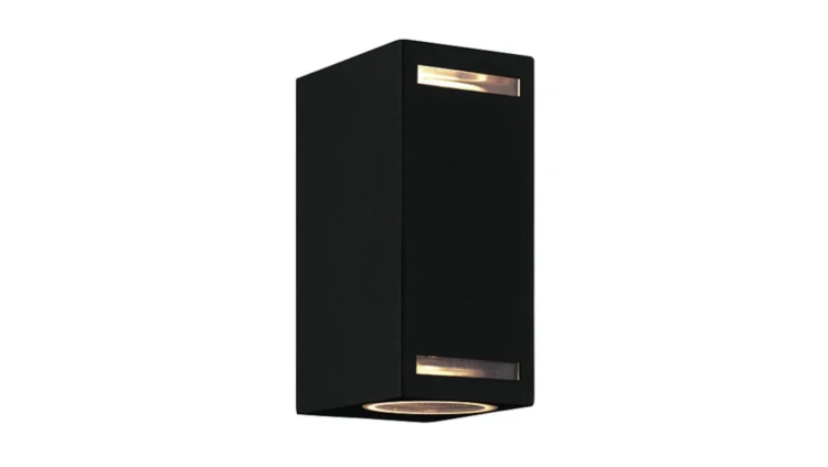 Lampa kinkiet ogrodowy oprawa hermetyczna FOREST 03014 2xGU10 czarna STRUHM