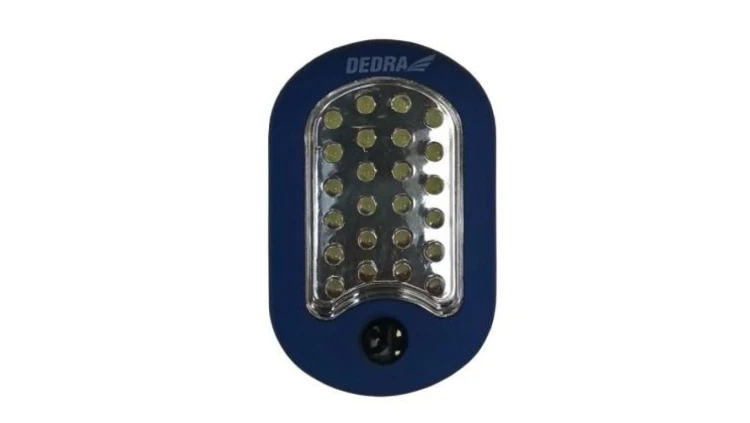 LATARKA LED 24 + 3 OWALNA Z BATERIAMI