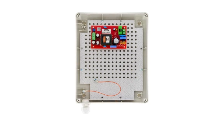 Zasilacz sieciowy SMPS, Vin 230VAC, Vout 24VDC, Iout 3A, Pout 72W, w obudowie zewnętrzne ABOX-L1, typu APS-70-240-L1
