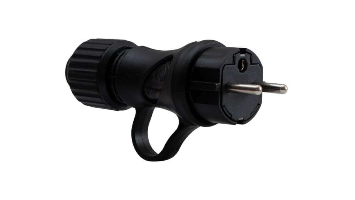 Wtyczka gumowa z uchem 16A 230 IP44