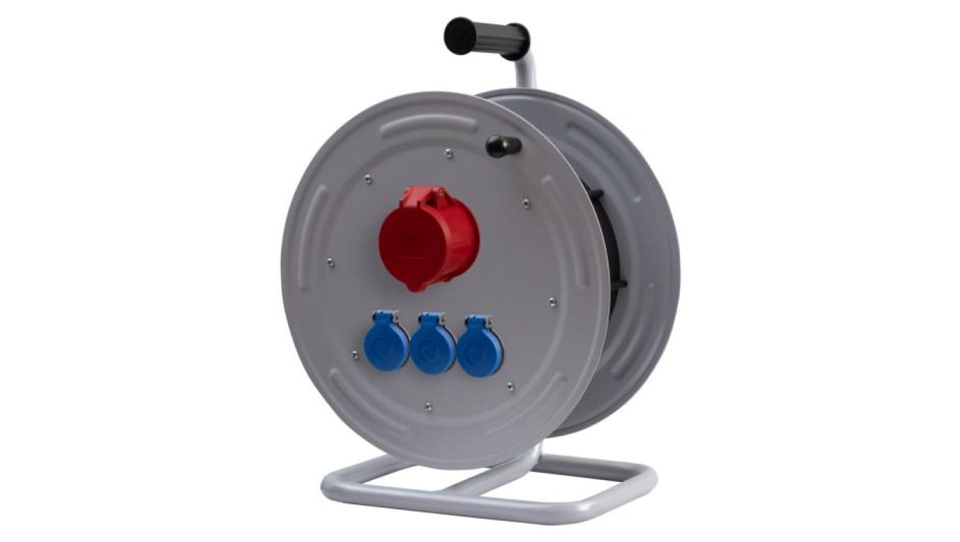 Rozgałęźnik na bębnie metalowym MAKARA-370 32A 5p, 3x230V IP44