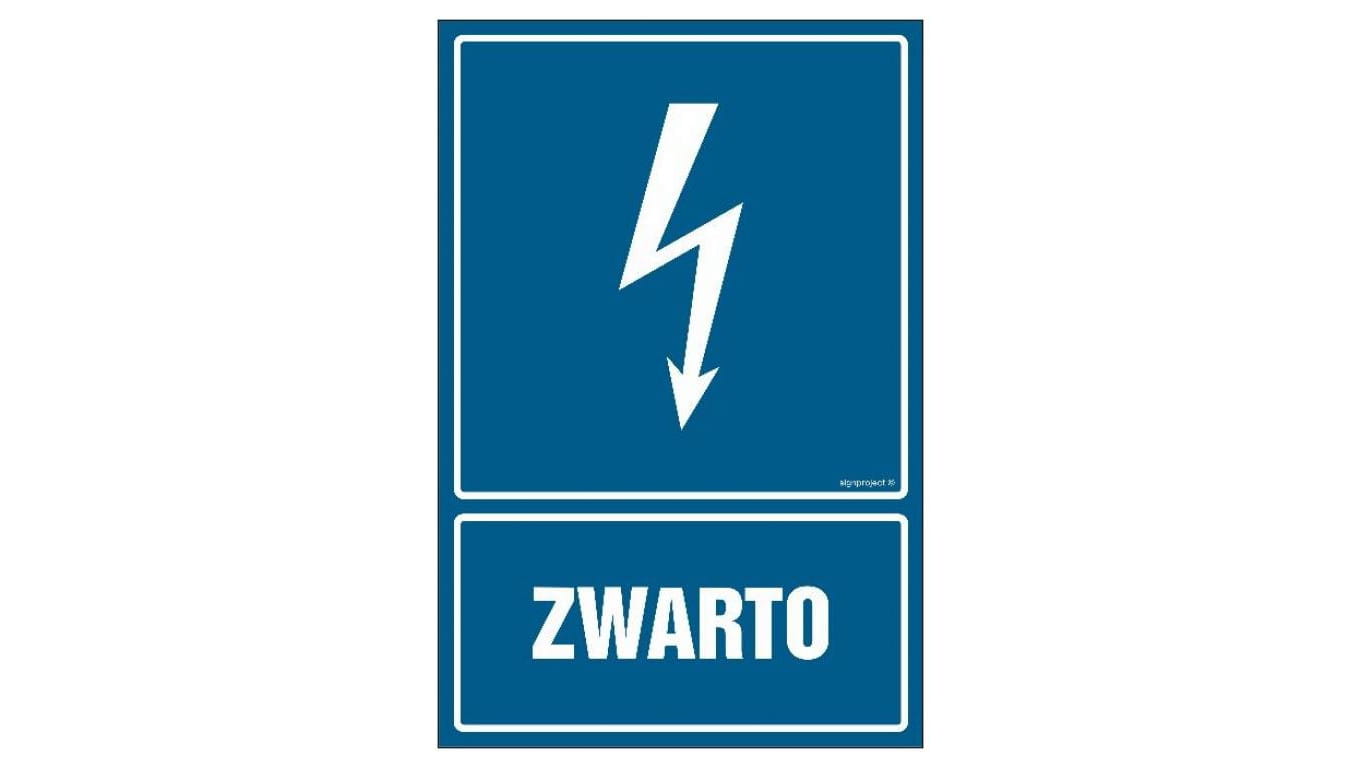 ZNAK - HG004 Zwarto 50 x 75 cm PN - Płyta 1mm