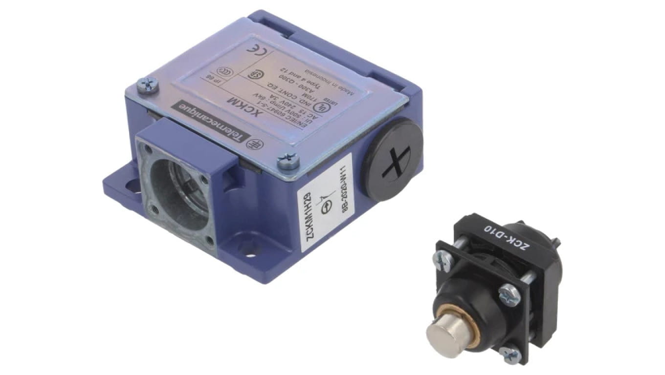XCKM110H29 Wyłącznik krańcowy trzpień Ø10mm NO + NC 10A max.250VAC M20