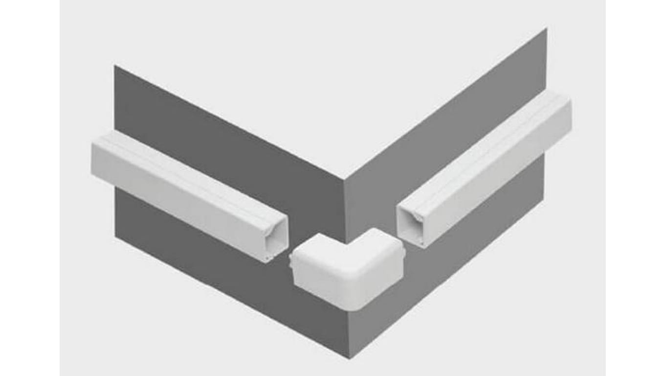 Osprzęt do listew elektroinstalacyjnych, narożnik zewnętrzny BIAŁY NZ 35x18 (1szt.)