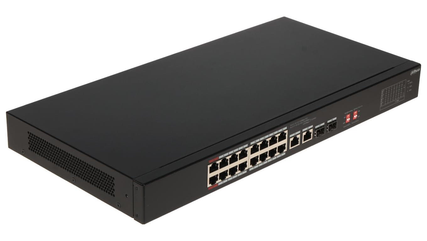 SWITCH PRZEMYSŁOWY POE S3218-16ET-135 16-PORTOWY SFP DAHUA