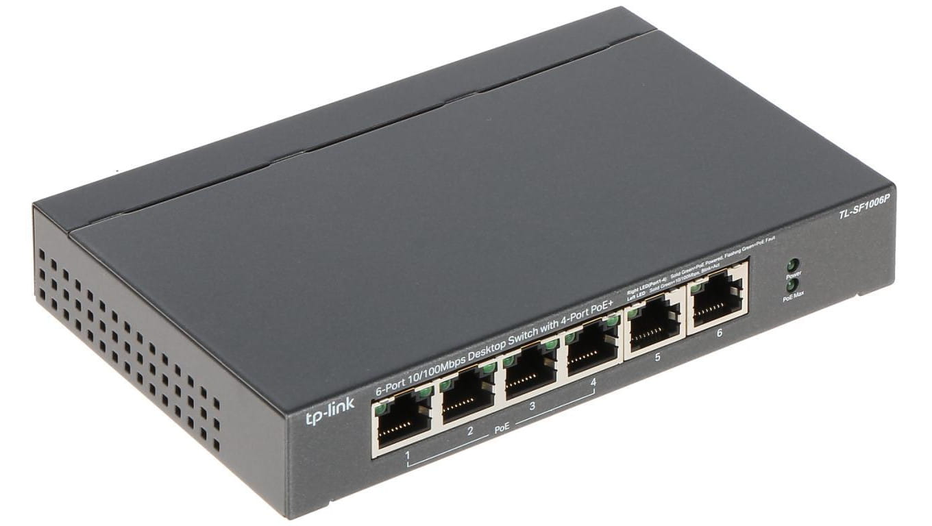 SWITCH POE TL-SF1006P 6-PORTOWY TP-LINK