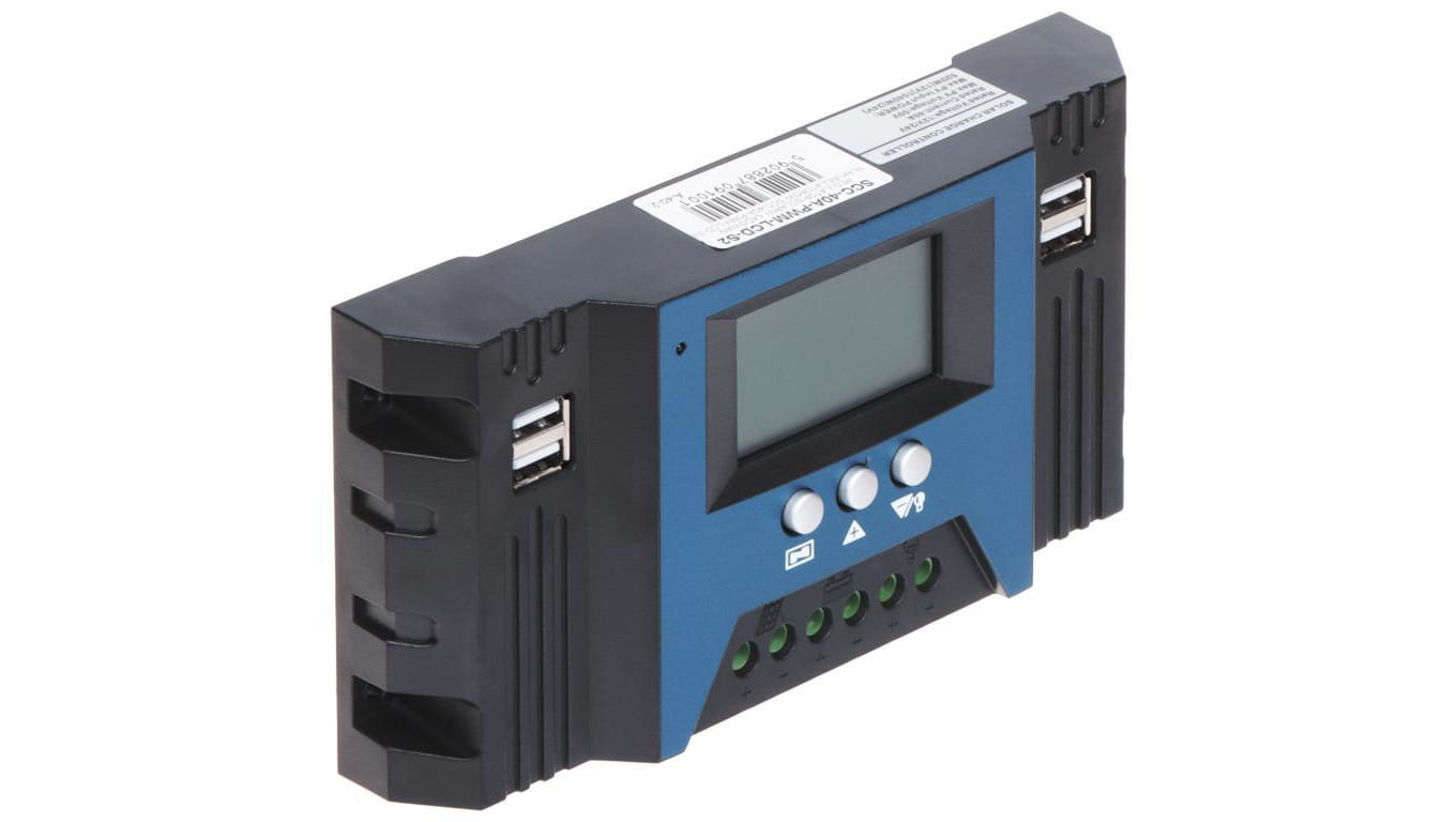 REGULATOR SOLARNY ŁADOWANIA AKUMULATORÓW SCC-40A-PWM-LCD-S2