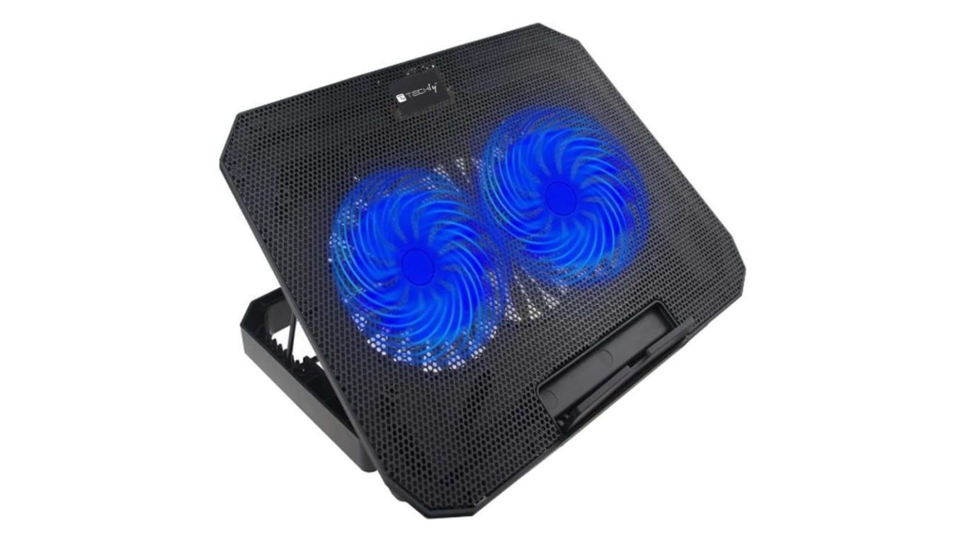 podstawka chłodząca wentylator pod laptopa do 17 cali, regulowana