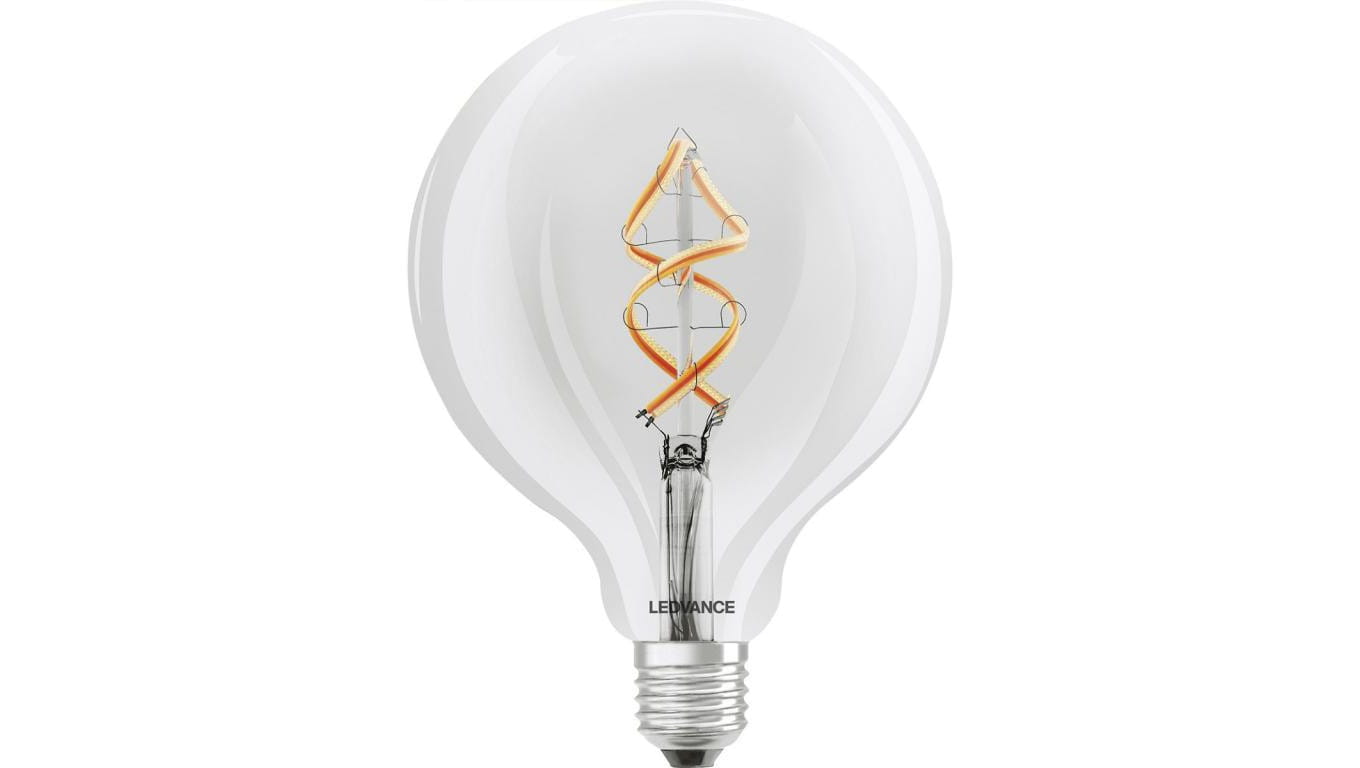 Żarówka LED E27 G125 4,5W = 30W 2700K Ciepła RGB 300lm 300 Filament LEDVANCE SMART+ WIFI Ściemnialna