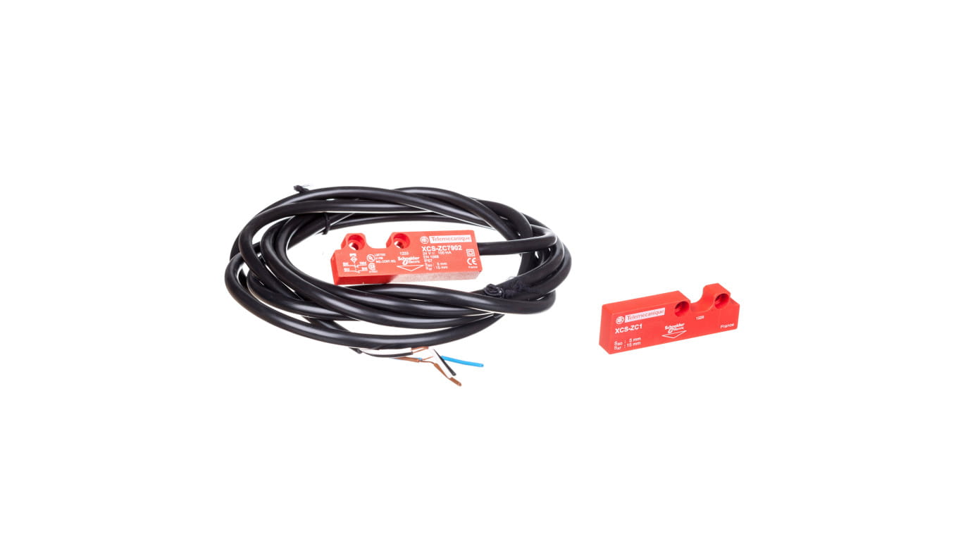 Wyłącznik magnetyczny bezpieczeństwa 2R 24V DC przewód 2m XCSDMC7902