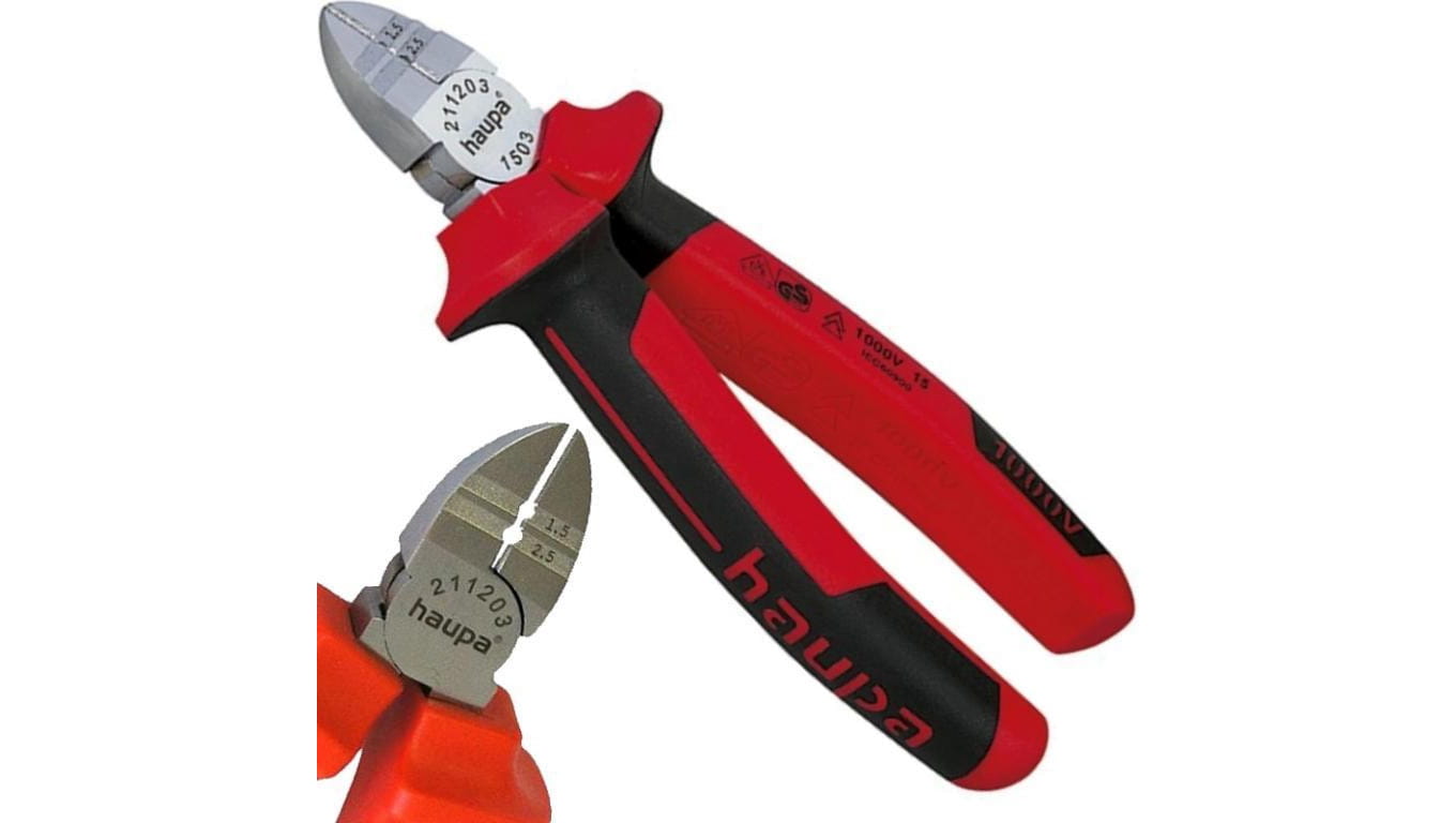 Haupa 211203 Obcinak boczny z funkcją odizolowywania VDE 170 mm