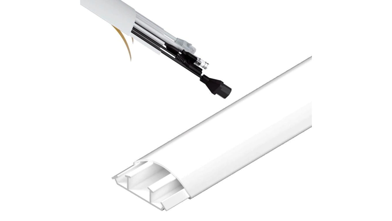 Listwa Maskująca TV biała 18/75 PVC 1m