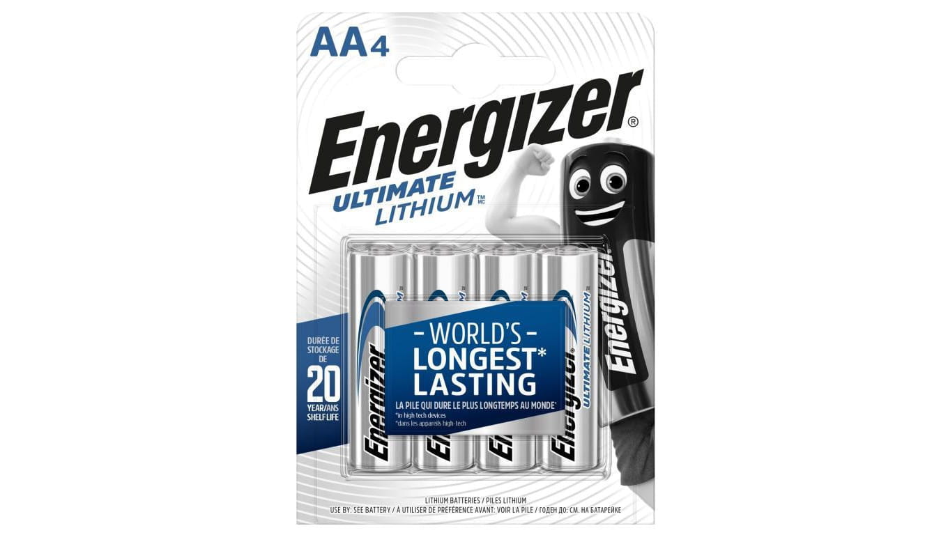 4 x bateria foto litowa Energizer L91 Ultimate Lithium R6 AA