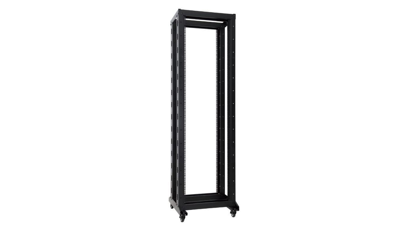 Szafa stojąca OPEN RACK 19 27U 600x800mm Stojak do serwerów i magazynów energii Otwarta Czarna NEKU