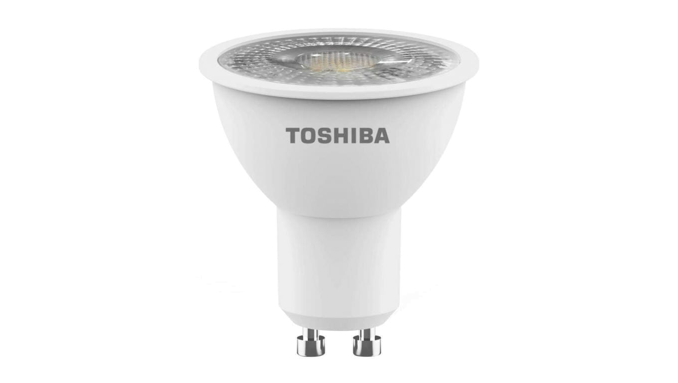 Żarówka LED Halogen GU10 5.5W = 63W 450lm 6500K Zimna Reflektor Punktowy TOSHIBA