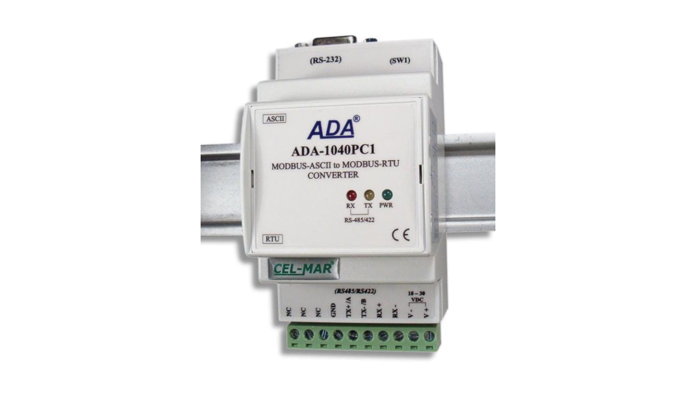 Konwerter MODBUS-ASCII na MODBUS-RTU ADA-1040PC1-1-23 Cel-Mar
