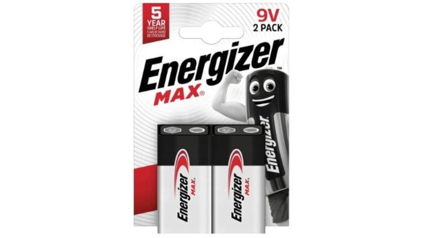 2 x bateria 6LR61/9V (R9*) Energizer Max (blister)