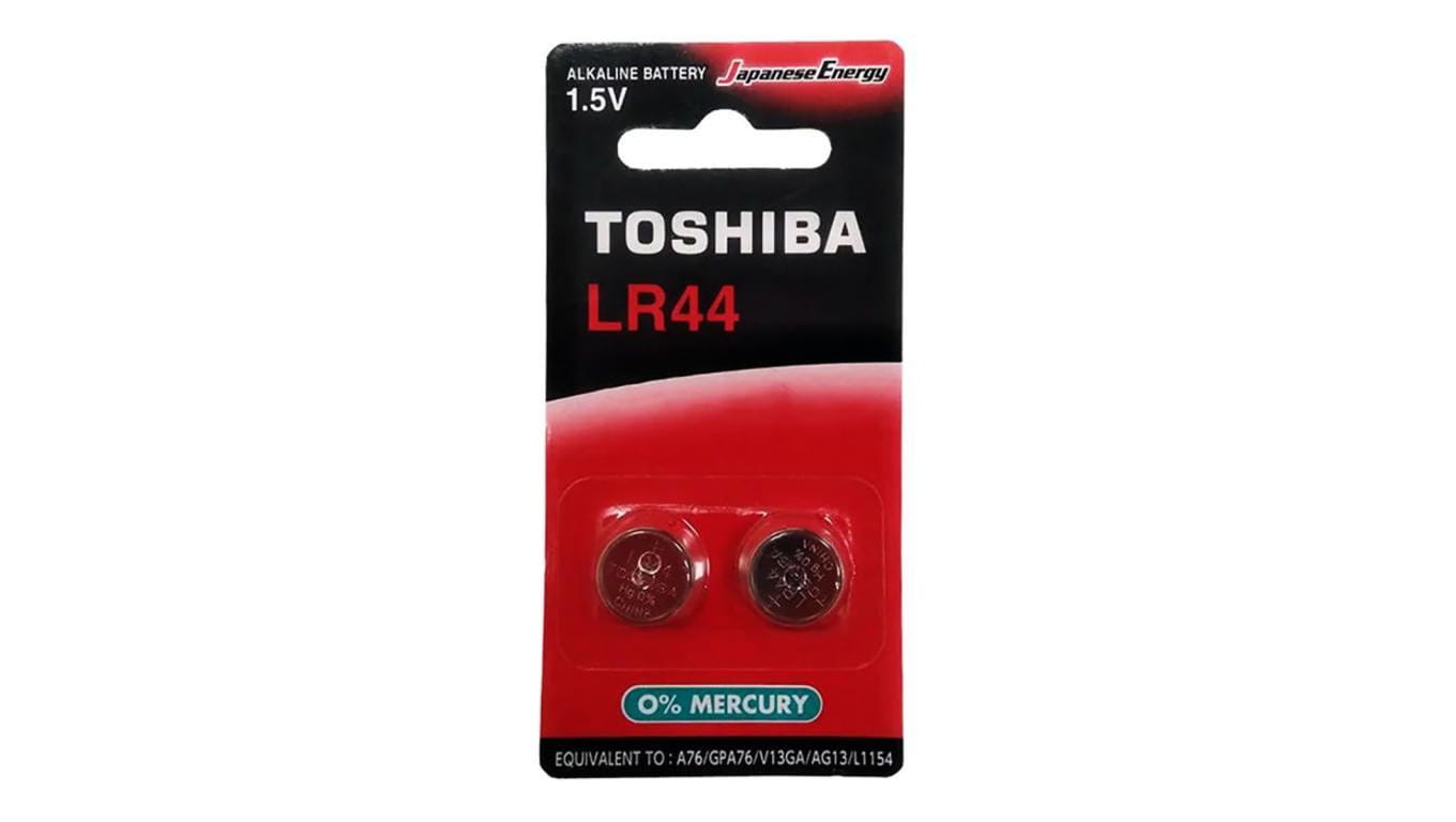 Baterie Alkaliczne Specjalistyczne TOSHIBA LR44 1,5V Blister 2szt