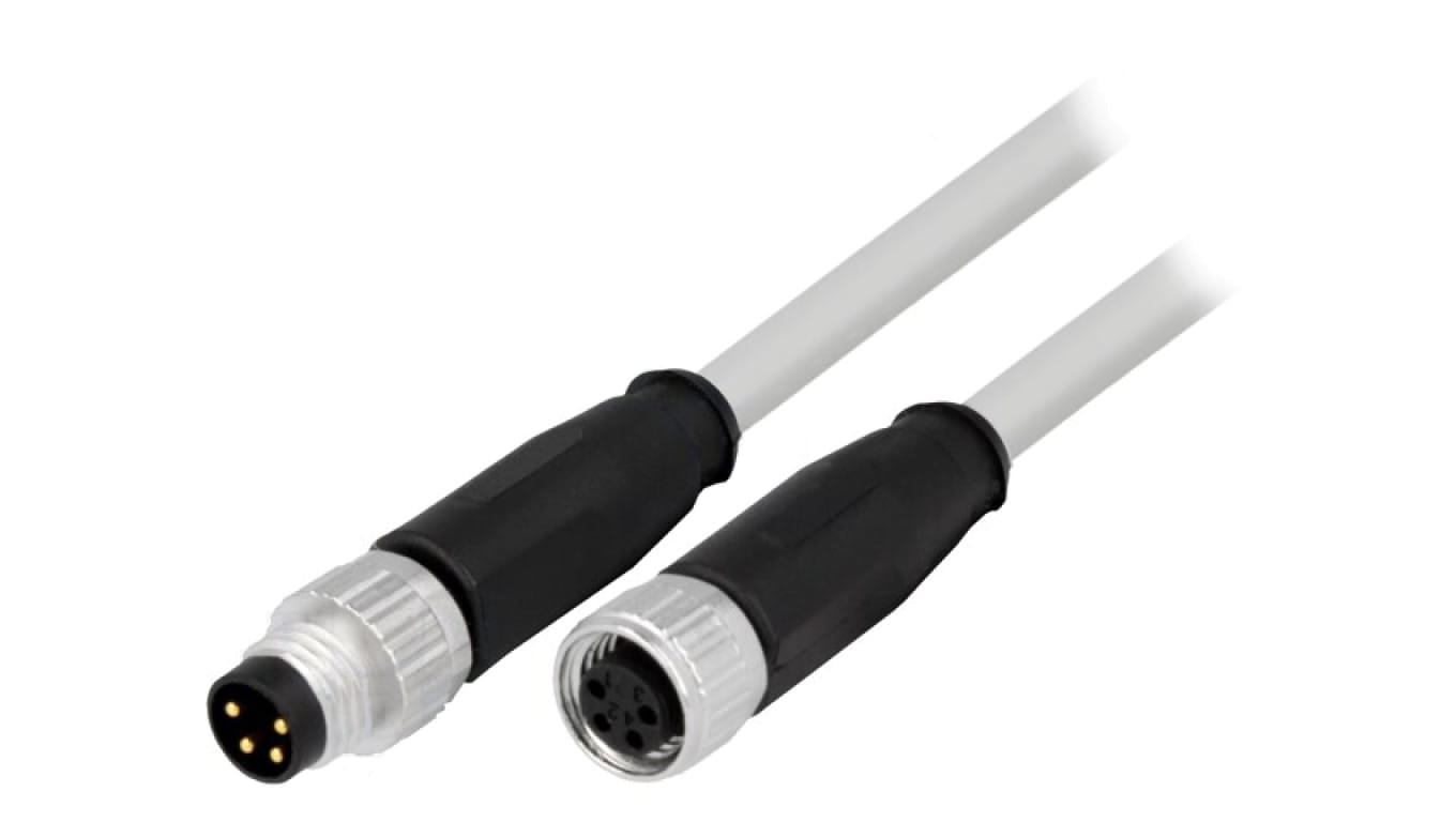 Złącze M8 męsko-żeńskie proste 1,5m 4pin 21348081481015