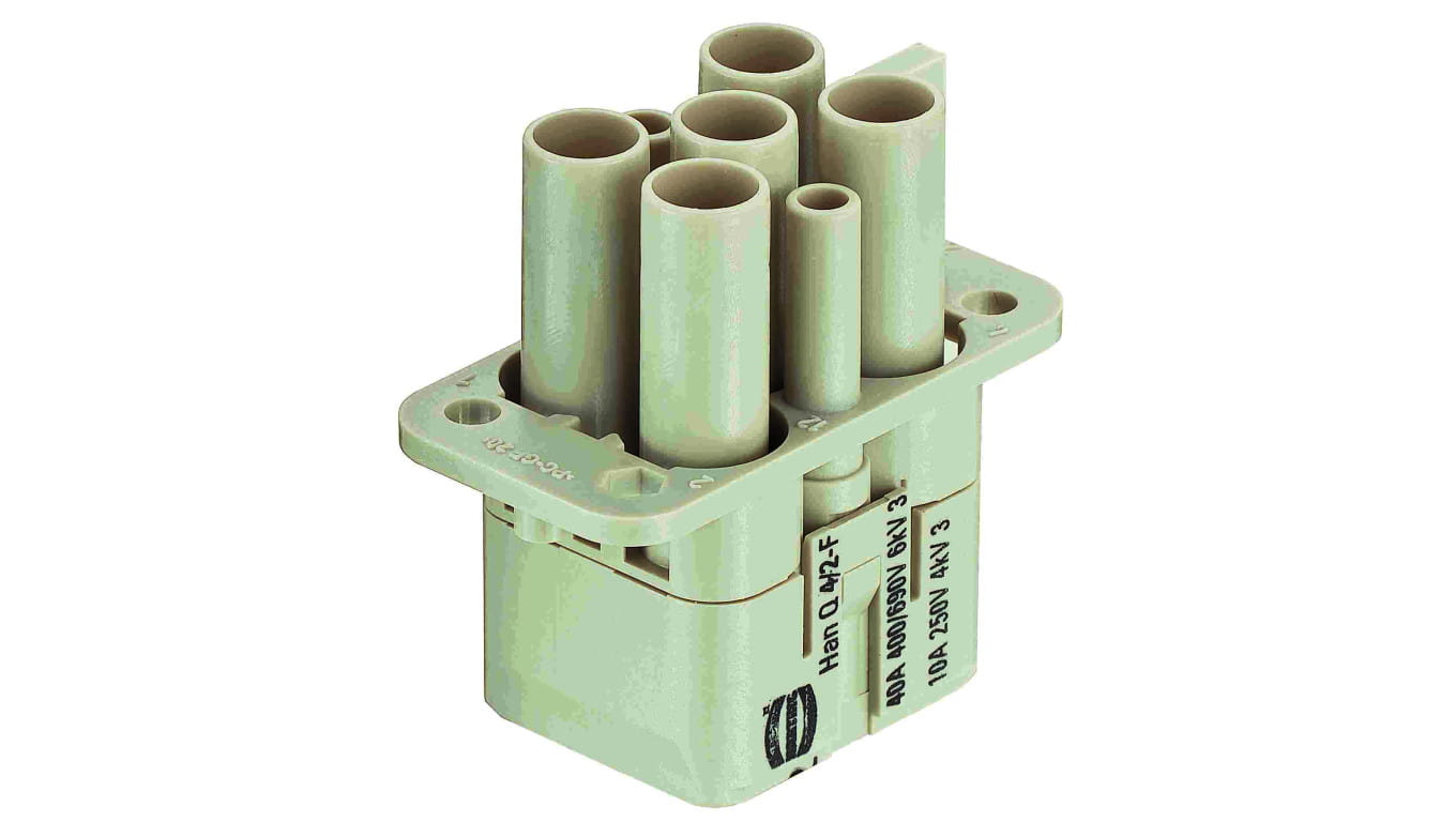 Złącze HDC żeńskie Han Q 6pin Compact 09120063141