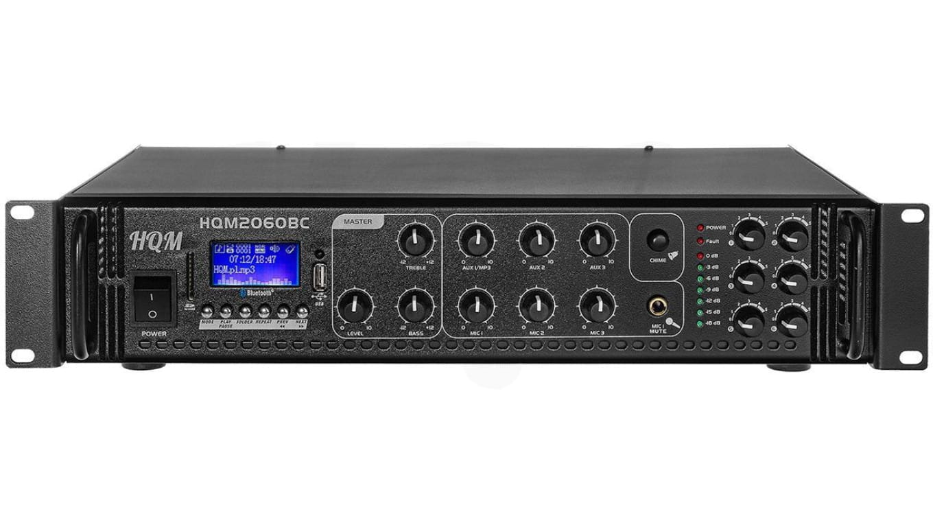 WZMACNIACZ HQM2060BC RADIO FM/MP3/BLUETOOTH 60W