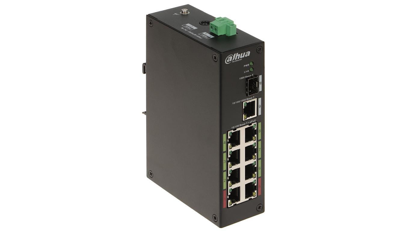 Switch przemysłowy PoE/EPoE 8-portowy SFP LR2110-8ET-120-V2