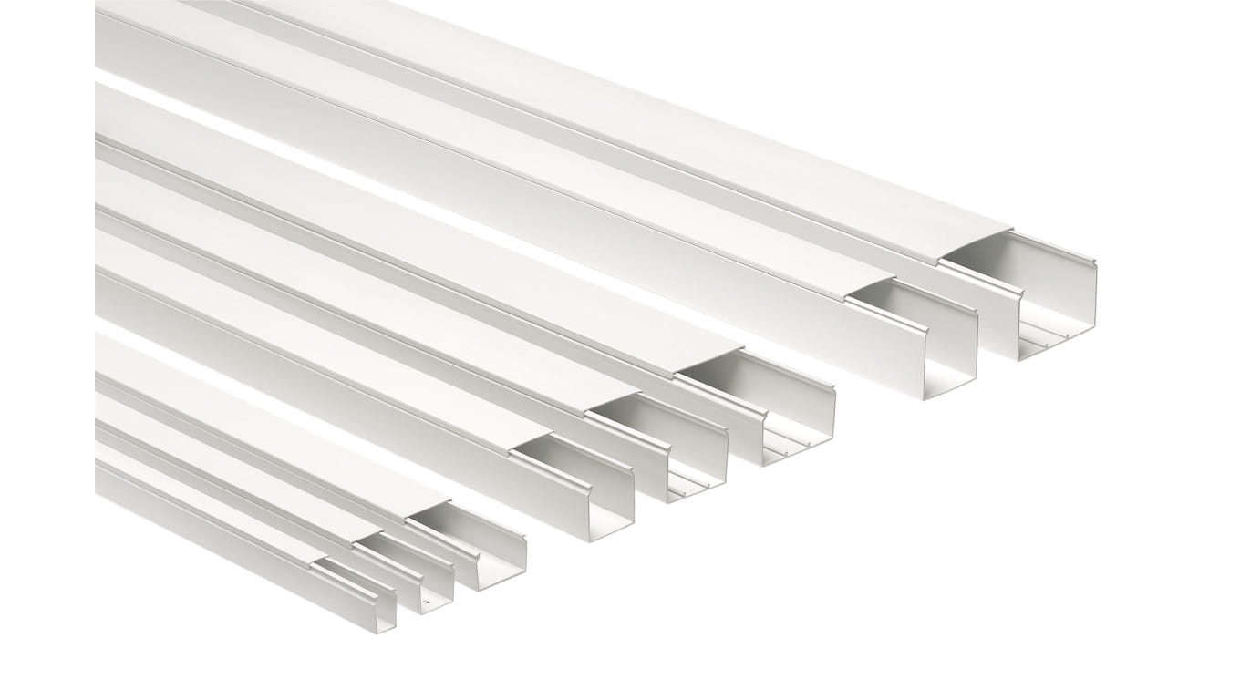 Kanał kablowy z pokrywą CP 120x80 biały /2m/ ECCP12080B