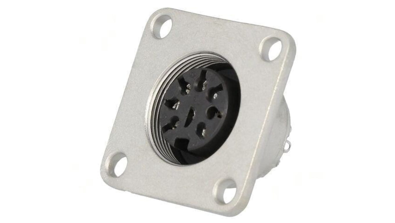 Złącze M16 gniazdo żeńskie -PIN 8 5A 100V C091D C09131T0081002U