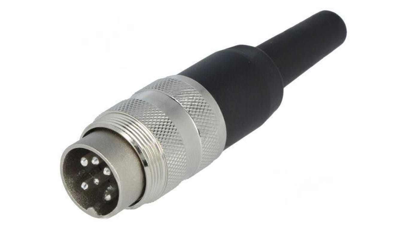 Złącze M16 wtyk męskie -PIN 8 5A 100V C091A T3504001U