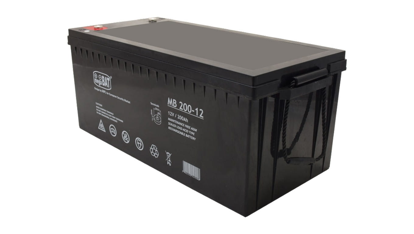 Akumulator AGM 12V 200Ah (522x238x219mm) MB 200-12