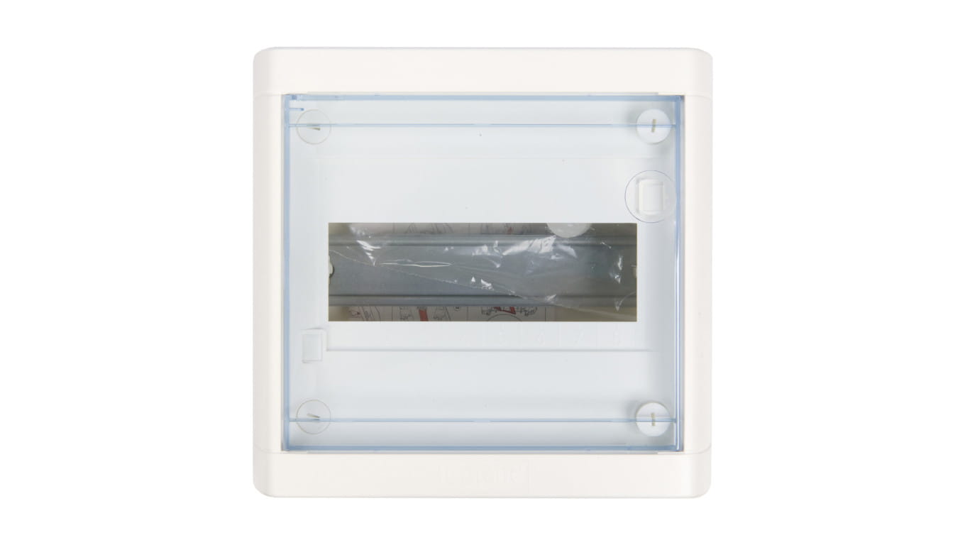 Rozdzielnica modułowa 1x8 natynkowa IP40 Nedbox (drzwi transparentne) 601245