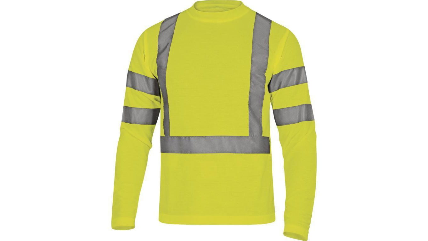 Odblaskowa koszulka długi rękaw Pika 100 poliester 235 G/M2kolor żółty rozmiar 3XL STARJA3X