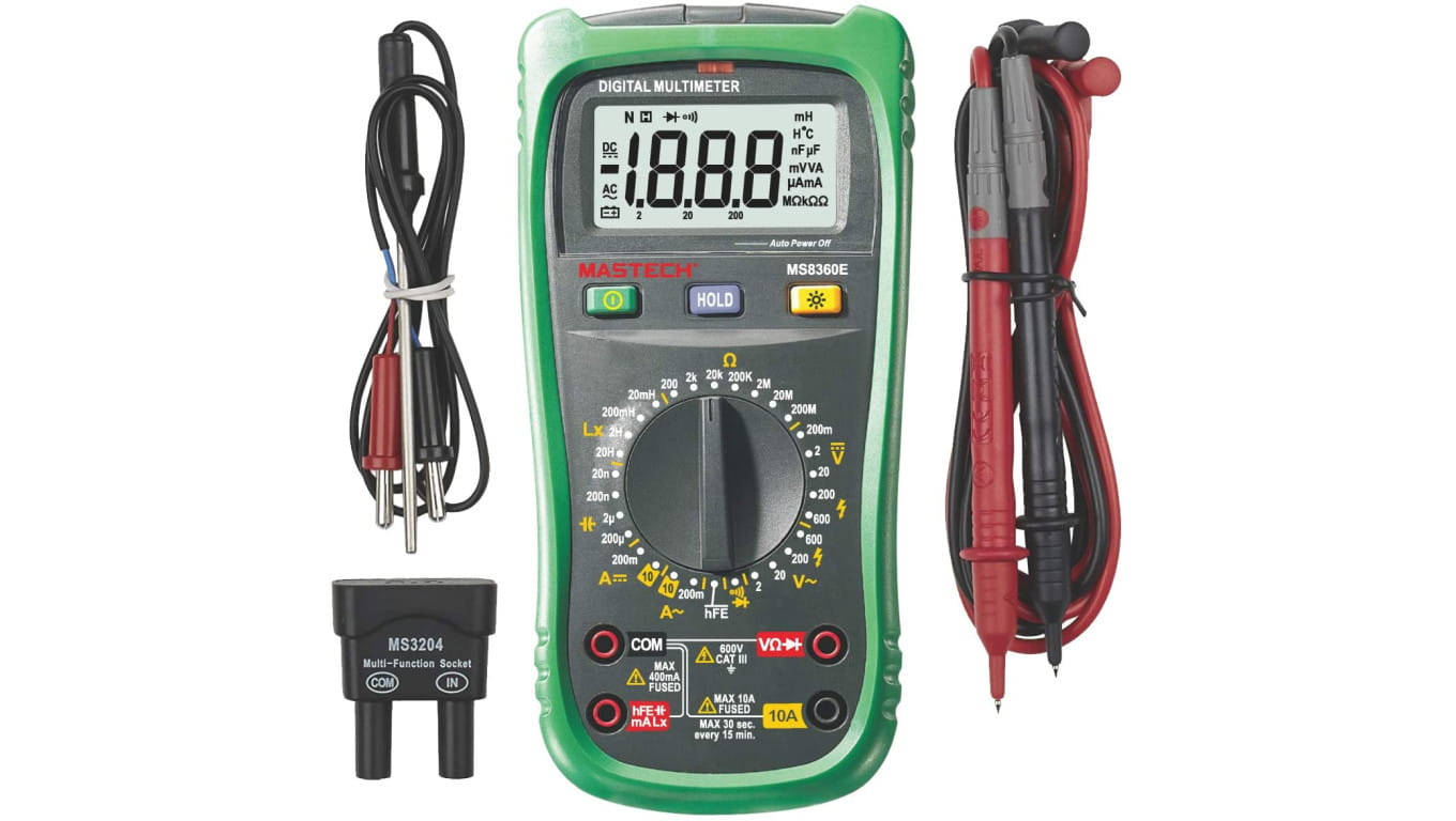 Multimetr miernik U/I/R/L/C NCV z bezkontaktowym detektorem napięcia MS-8360E