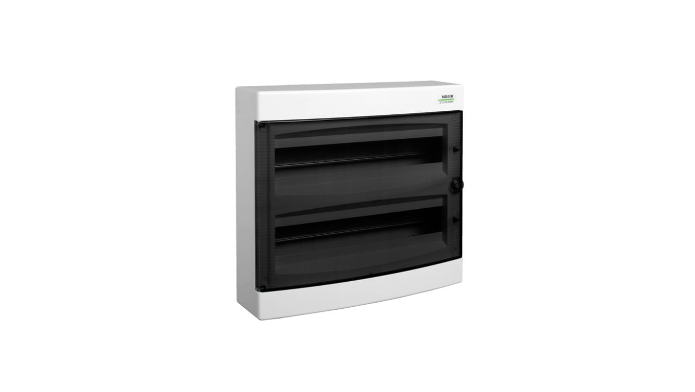 Rozdzielnica mod. 2x18.n/t.transp.IP40 PNS 101501