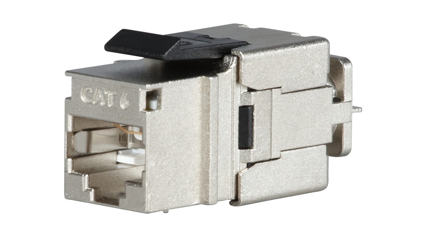 Keystone Solarix CAT6 STP RJ45 czarny SXKJ-6-STP-BK-NA do kleszczy SXKJ-NA-BU
