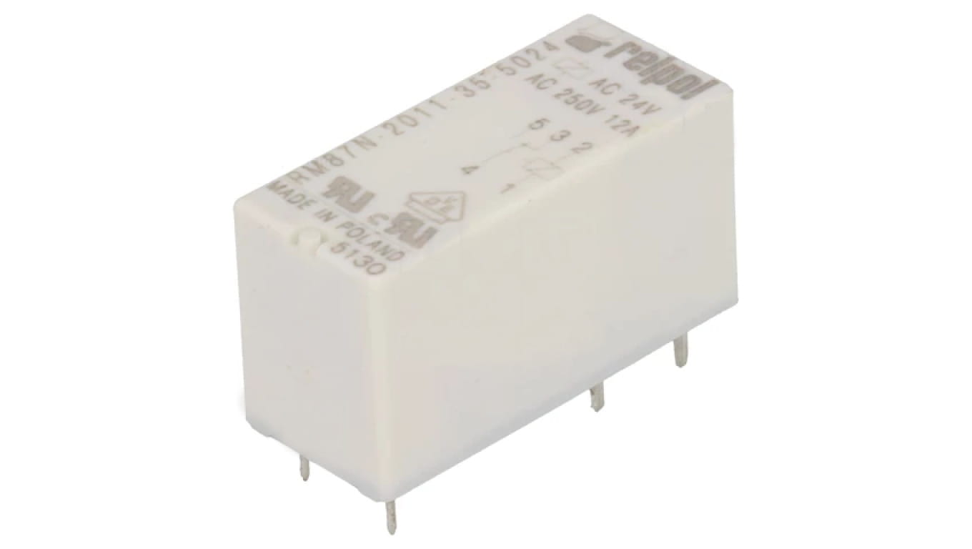 Przekaźnik elektromagnetyczny SPDT Ucewki 24VAC 12A/250VAC RM87N-2011-35-5024