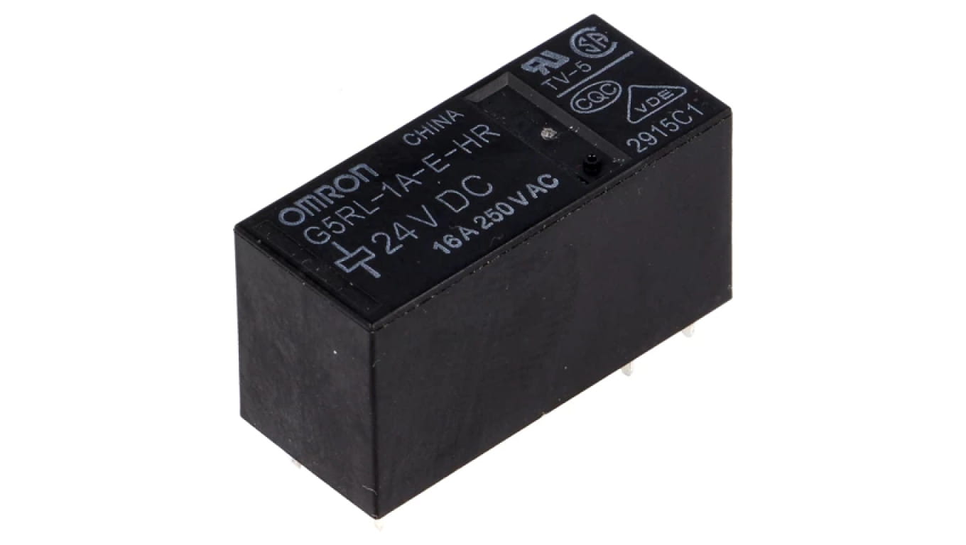 Przekaźnik elektromagnetyczny SPDT 16A/250VAC G5RL-1A-E-HR 24VDC