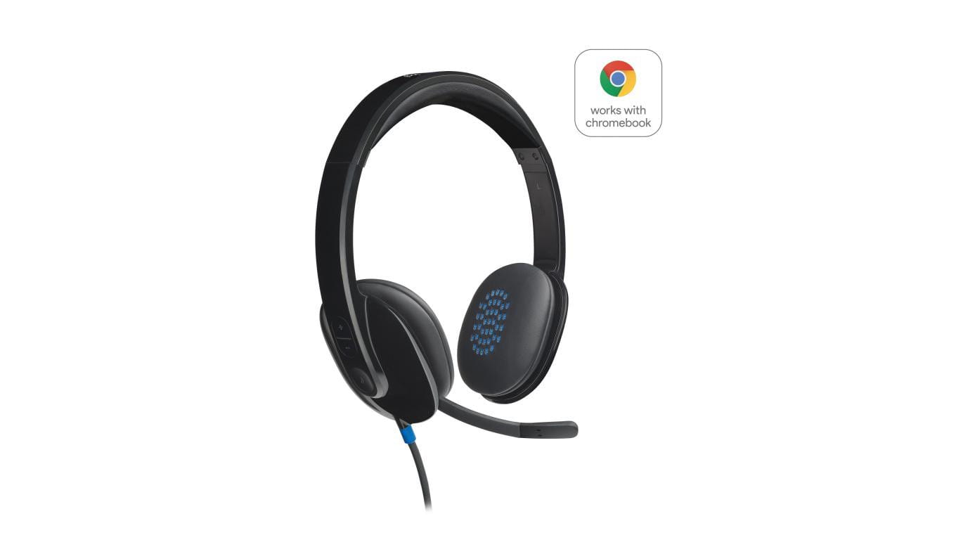 Słuchawki Logitech H540 981-000480 (kolor czarny)