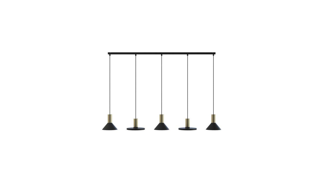 Lampa wisząca HERMANOS V BLACK/SOLID BRASS 8032 Nowodvorski Lighting