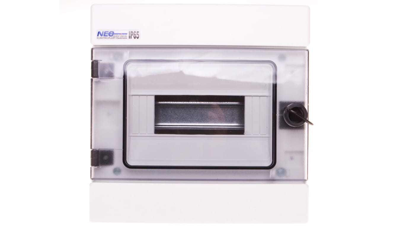 Rozdzielnica hermetyczna modułowa (500V AC ,1000V DC) 1x8 natynkowa IP65 RH-8 36.8